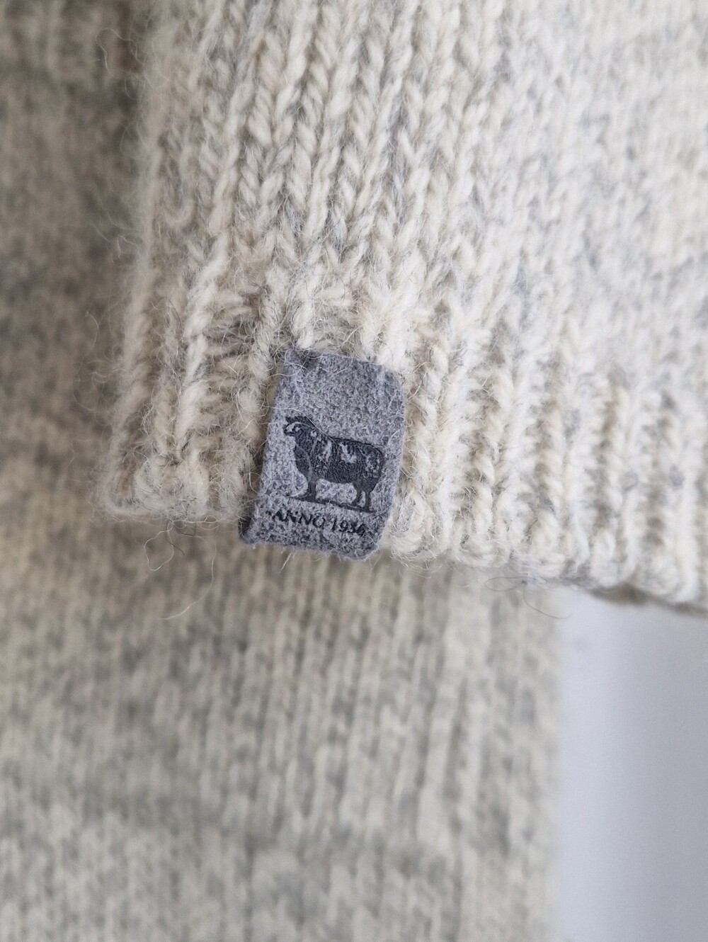 Long Hooded Cream Knit Button-Front Women’s Sweater Coat - Picture 5 of 7